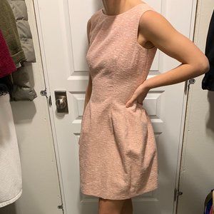 Zara Woman Pink Textured Dress Size Small